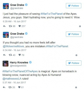 Wojna o planetę małp - pierwsze opinie widzów