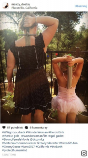 Fanki Wonder Woman pozują w sukni i z mieczem - zdjęcie