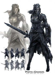 Piraci z Karaibów: Zemsta Salazara - szkic koncepcyjny