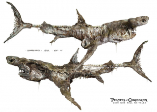 Piraci z Karaibów: Zemsta Salazara - szkic koncepcyjny