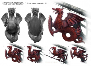 Piraci z Karaibów: Zemsta Salazara - szkic koncepcyjny