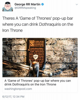 Game of Thrones Pop-up Bar