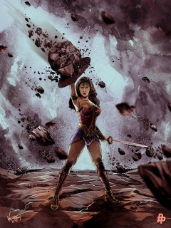 Wonder Woman - plakat fanowski