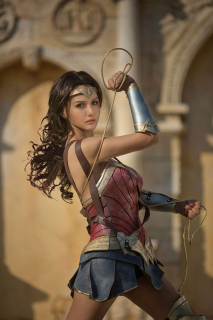 Kilory jako Wonder Woman - cosplay