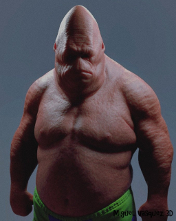 Spongebob i Patryk jako ludzie