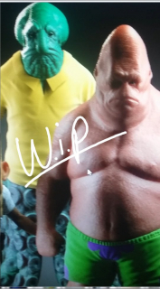 Spongebob i Patryk jako ludzie