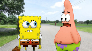 Spongebob i Patryk jako ludzie