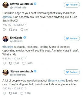 Dunkierka - pierwsze opinie na temat filmu