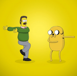 Ned Flanders + Jake