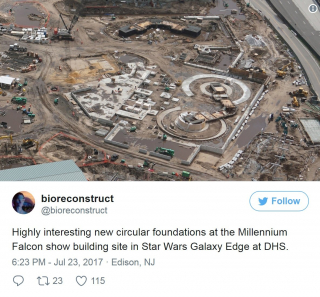 Star Wars: Galaxy's Edge - zdjęcie z lotu ptaka