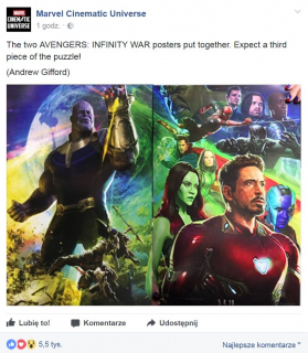 Plakat Avengers Infinity War