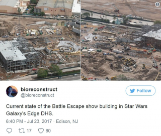 Star Wars: Galaxy's Edge - zdjęcie z lotu ptaka