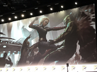 Captain Marvel - szkic koncepcyjny z SDCC