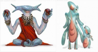 Valerian i Miasto Tysiąca Planet - szkic koncepcyjny