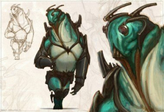 Valerian i Miasto Tysiąca Planet - szkic koncepcyjny