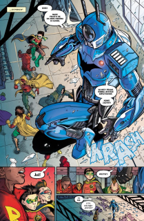 Wojna Robinów - plansza z komiksu