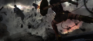 Wonder Woman - szkic koncepcyjny