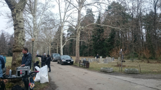 Zdjęcie z planu serialu Absentia