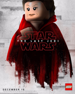 Gwiezdne Wojny ostatni Jedi - plakat LEGO