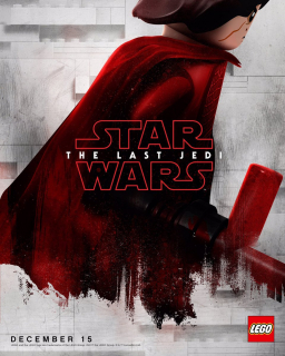 Gwiezdne Wojny ostatni Jedi - plakat LEGO