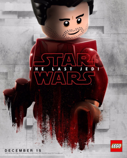 Gwiezdne Wojny ostatni Jedi - plakat LEGO