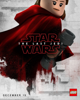 Gwiezdne Wojny ostatni Jedi - plakat LEGO