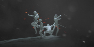 Wiedźmin - fanowska grafika obrazująca intro serialu Netflixa