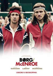 Borg/McEnroe. Między odwagą a szaleństwem - plakat