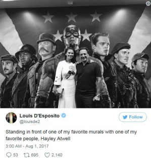 Hayley Atwell i Louis D'Esposito