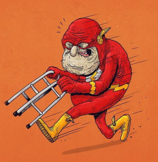 Starość bohaterów popkultury