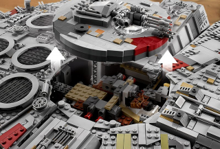 Gwiezdne Wojny- Sokół Millennium z LEGO