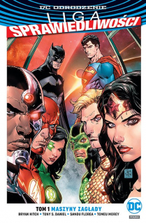 Liga Sprawiedliwości – Maszyny zagłady, tom 1 - okładka