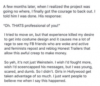 Andy Signore - posty oskarżających kobiet