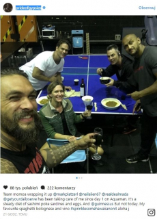 Aquaman - przyjęcie z okazji końca pracy na planie