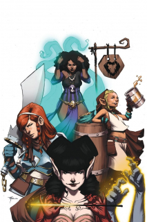 Rat Queens #1. Magią i maskarą - plansza