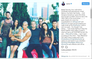 Tyrese Gibson - post z Instagrama