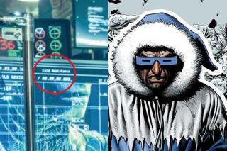 W mieszkaniu Barry'ego na jednym z urządzeń widzimy napis "odporność na zimno" - to nawiązanie do postaci Kapitana Colda, jednego z największych komiksowych wrogów Flasha