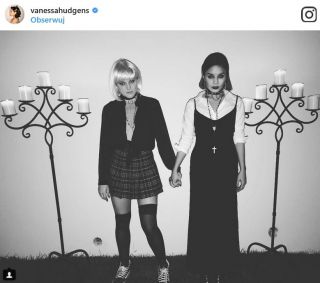 Vanessa Hudgens w przebraniu halloweenowym