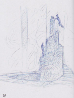 Liga Sprawiedliwości - szkic koncepcyjny