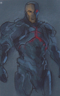 Liga Sprawiedliwości - szkic koncepcyjny