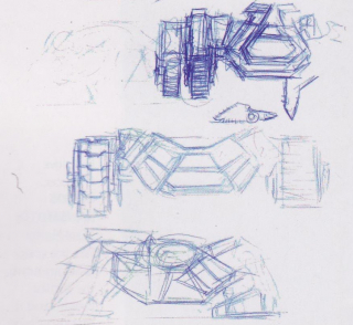 Liga Sprawiedliwości - szkic koncepcyjny