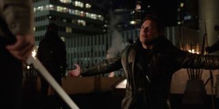 Green Arrow vs. Malcolm Merlyn