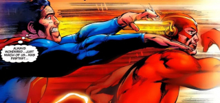 Wyścig Flasha i Supermana to wykorzystywany kilkukrotnie w komiksach DC motyw pojedynku o miano najszybszego z herosów