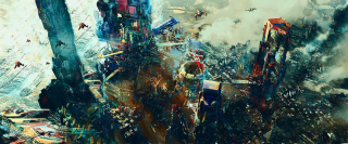 Thor Ragnarok - szkic koncepcyjny