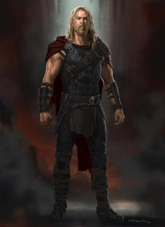 Thor Ragnarok - szkic koncepcyjny