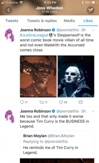 Joss Whedon - Twitter