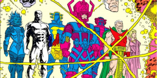 Buduje kosmiczne więzienie - gdy Thanos pokonał potężne postacie, w tym Galactusa, uwięził ich przy pomocy Rękawicy tuż nad swoim tronem