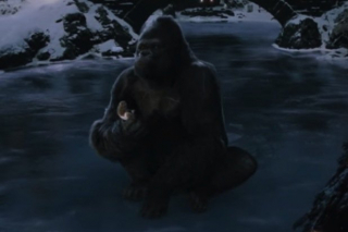 Scena na zamarzniętej sadzawce w Central Parku została dodana dopiero w procesie postprodukcji