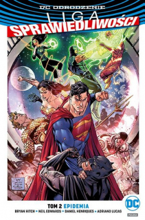 Liga Sprawiedliwości – Epidemia, tom 2 - okładka