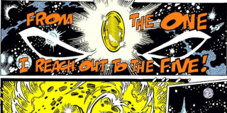 Połyka żywe istoty - Adam Warlock schował się w jednym z Kamieni po to, by uskutecznić swój plan pokonania Nebuli